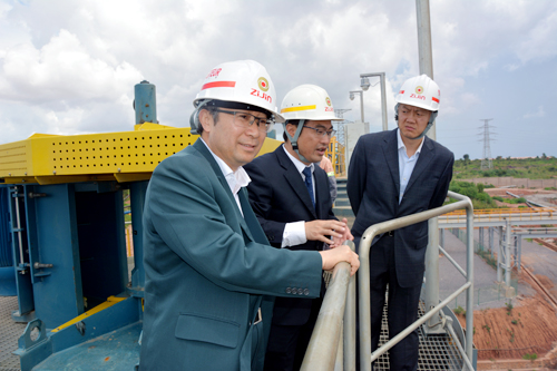 中非发展基金总裁石纪杨考察开云体育(中国)官方网站-开云 SPORTS非洲项目