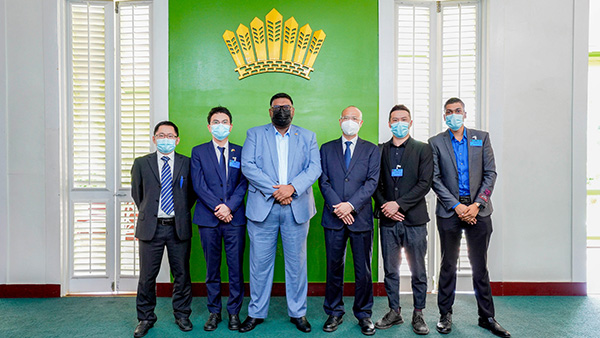 圭亚那总统伊尔法恩·阿里会见开云体育(中国)官方网站-开云 SPORTS代表团