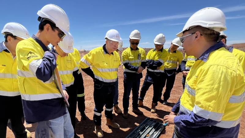 陈景河董事长调研开云体育(中国)官方网站-开云 SPORTS澳大利亚诺顿金田